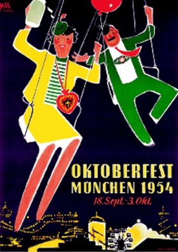 1954 Oktoberfest Poster