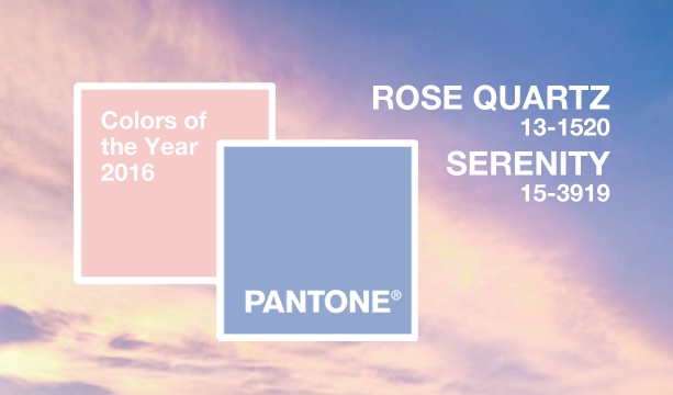 rose quartz / serenity Notebook: Find Your Pantone True Color